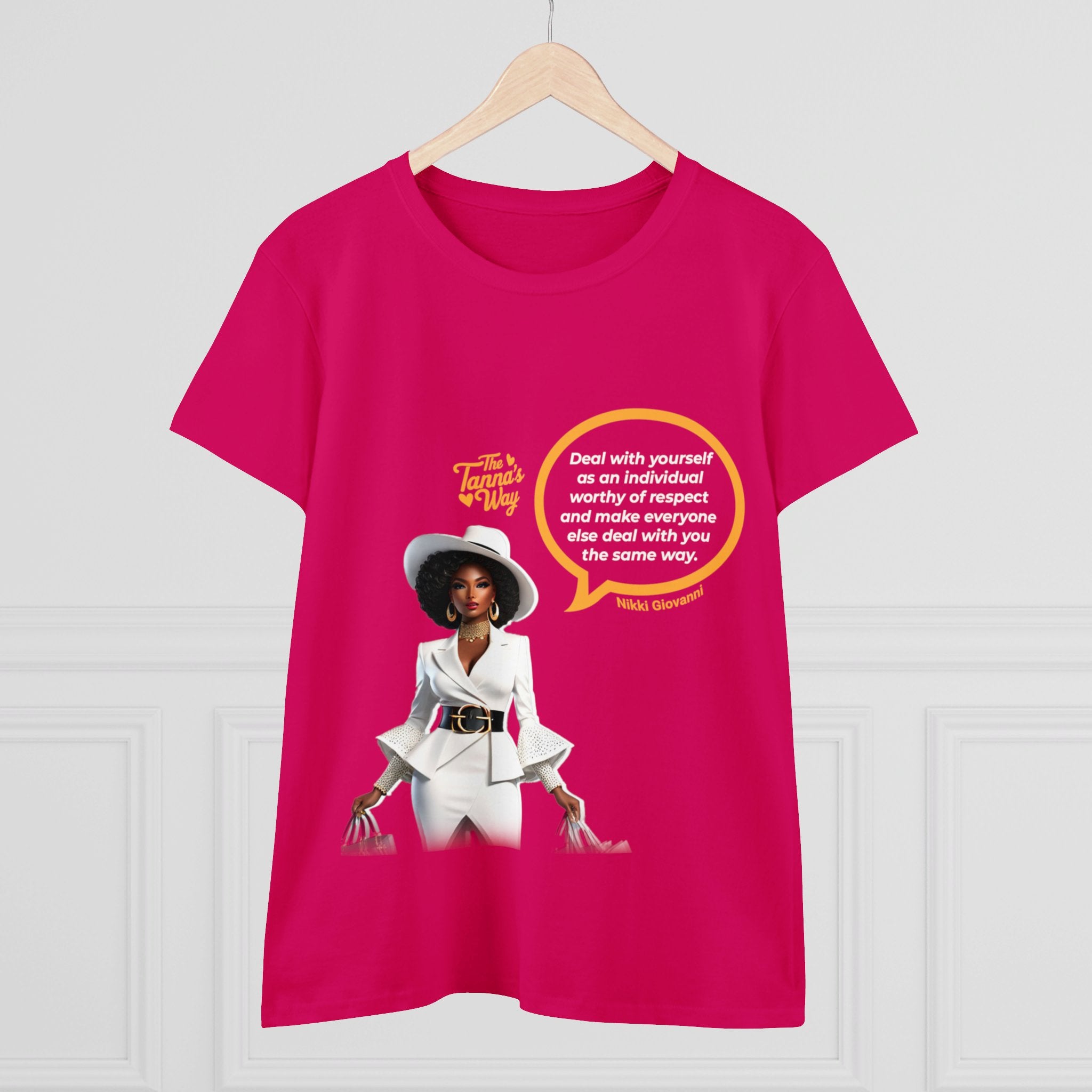 Nikki Giovanni Women's Midweight Cotton Tee